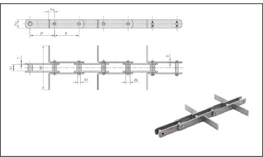 Nice Price Standard 80 Roller Chain Galvanize Transmission Chain Parts(图4)